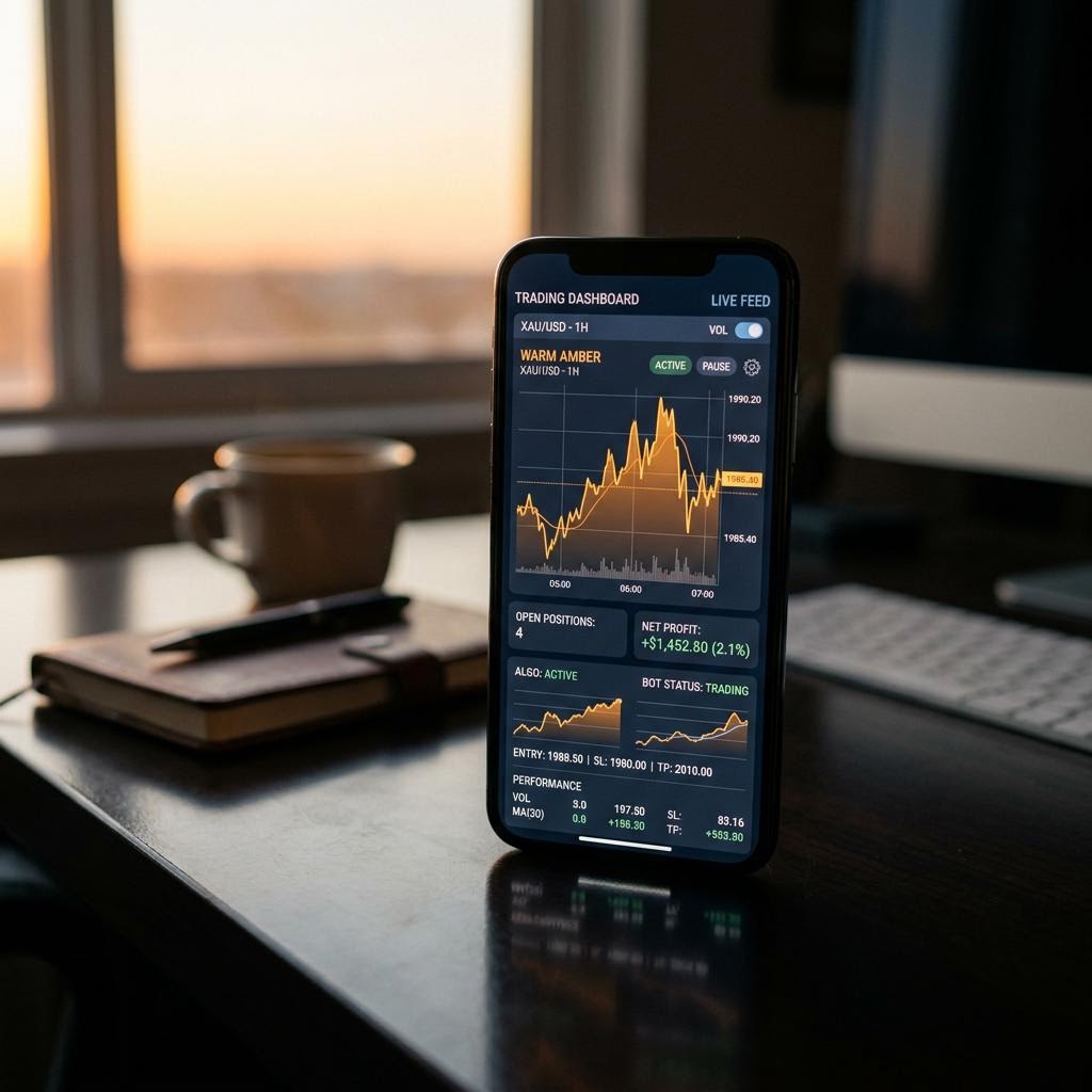 Platforma de tranzacționare Valorovelik pe smartphone